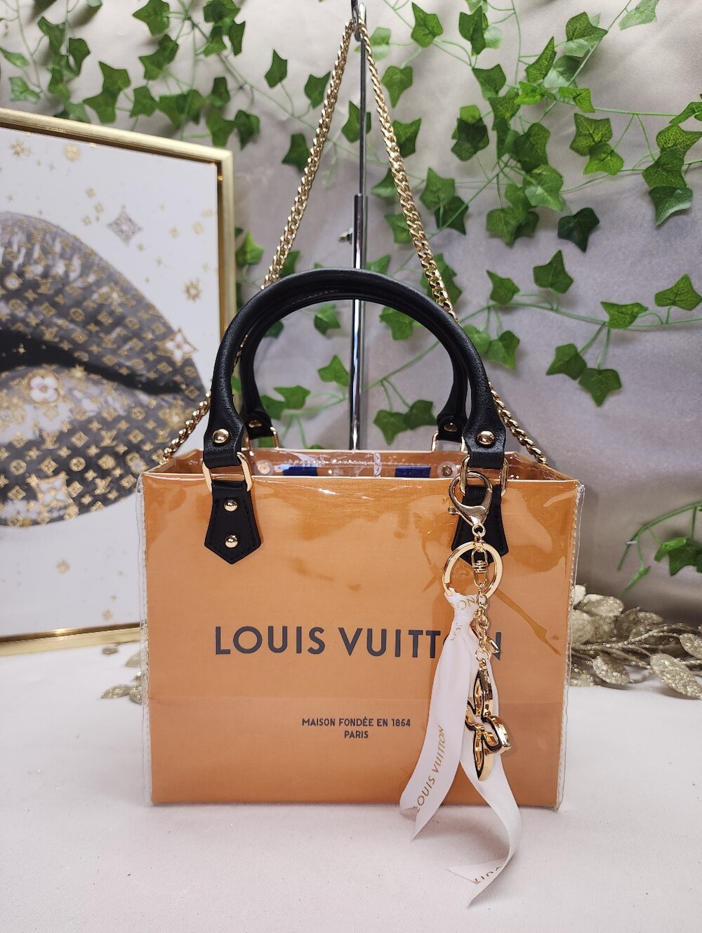 Authentic Louis Vuitton Shopping Bag In PVC Tote